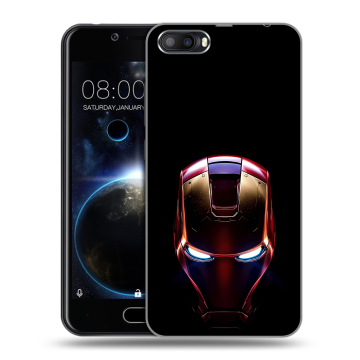 Пластиковый чехол на Doogee Shoot 2 с принтом IronMan Железный человек