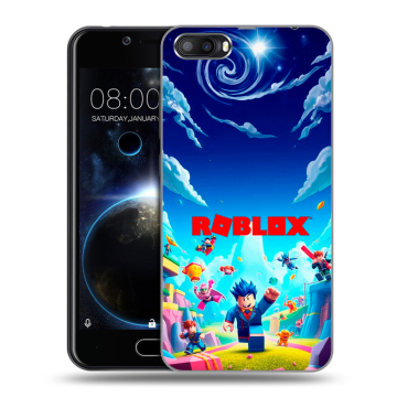 Пластиковый чехол на Doogee Shoot 2 с принтом Roblox Роблокс