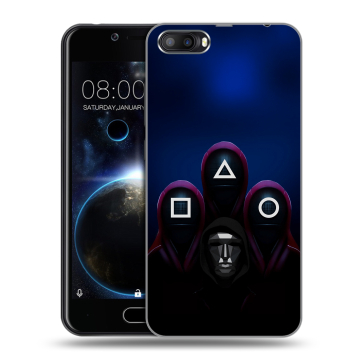 Пластиковый чехол на Doogee Shoot 2 с принтом Игра Кальмара Пластиковый чехол на Doogee Shoot 2 с принтом Игра Кальмара
