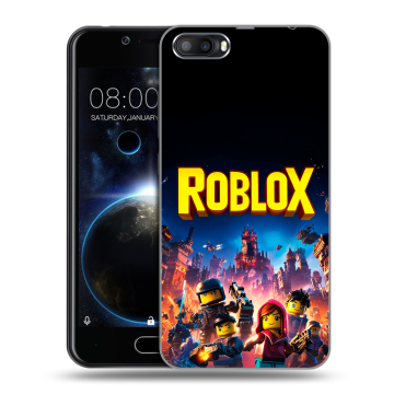 Пластиковый чехол на Doogee Shoot 2 с принтом Roblox Роблокс