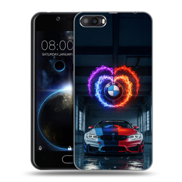 Пластиковый чехол на Doogee Shoot 2 с принтом BMW БМВ