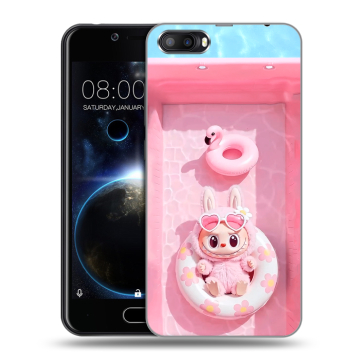 Пластиковый чехол на Doogee Shoot 2 с принтом Labubu Лабубу Пластиковый чехол на Doogee Shoot 2 с принтом Labubu Лабубу