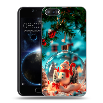 Пластиковый чехол на Doogee Shoot 2 с принтом Новый год Пластиковый чехол на Doogee Shoot 2 с принтом Новый год