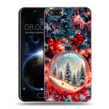 Пластиковый чехол на Doogee Shoot 2 с принтом Новый год Пластиковый чехол на Doogee Shoot 2 с принтом Новый год
