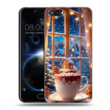 Пластиковый чехол на Doogee Shoot 2 с принтом Новый год Пластиковый чехол на Doogee Shoot 2 с принтом Новый год
