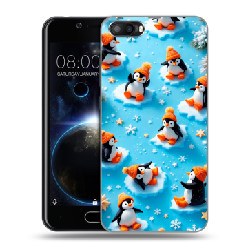 Пластиковый чехол на Doogee Shoot 2 с принтом Новый год Пластиковый чехол на Doogee Shoot 2 с принтом Новый год
