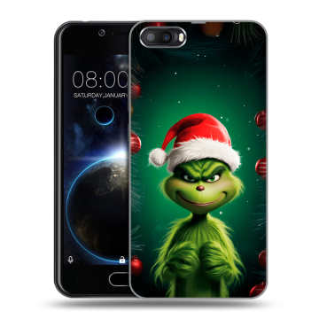 Пластиковый чехол на Doogee Shoot 2 с принтом Гринч Новый год Рождество Пластиковый чехол на Doogee Shoot 2 с принтом Гринч Новый год Рождество