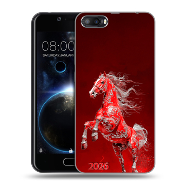 Пластиковый чехол на Doogee Shoot 2 с принтом Новый год Пластиковый чехол на Doogee Shoot 2 с принтом Новый год