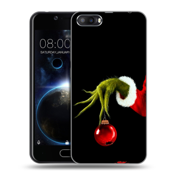Пластиковый чехол на Doogee Shoot 2 с принтом Новый год Гринч Пластиковый чехол на Doogee Shoot 2 с принтом Новый год Гринч