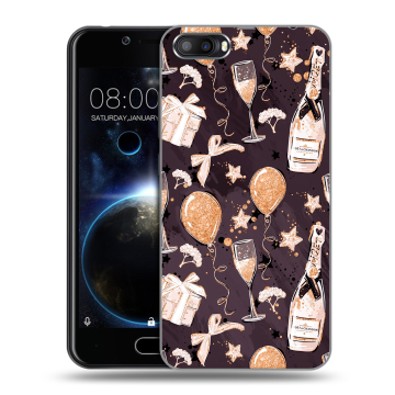 Пластиковый чехол на Doogee Shoot 2 с принтом Новый год Пластиковый чехол на Doogee Shoot 2 с принтом Новый год