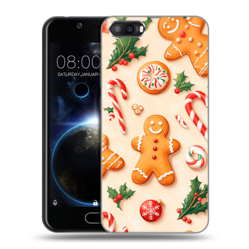 Пластиковый чехол на Doogee Shoot 2 с принтом Новый год Пластиковый чехол на Doogee Shoot 2 с принтом Новый год