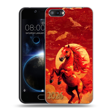 Пластиковый чехол на Doogee Shoot 2 с принтом Новый год Пластиковый чехол на Doogee Shoot 2 с принтом Новый год