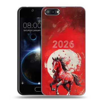Пластиковый чехол на Doogee Shoot 2 с принтом Новый год Пластиковый чехол на Doogee Shoot 2 с принтом Новый год