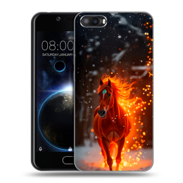 Пластиковый чехол на Doogee Shoot 2 с принтом Новый год Пластиковый чехол на Doogee Shoot 2 с принтом Новый год
