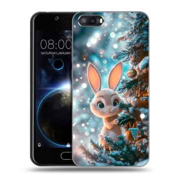 Пластиковый чехол на Doogee Shoot 2 с принтом Новый год Пластиковый чехол на Doogee Shoot 2 с принтом Новый год