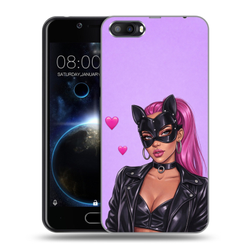 Пластиковый чехол на Doogee Shoot 2 с принтом женский Пластиковый чехол на Doogee Shoot 2 с принтом женский