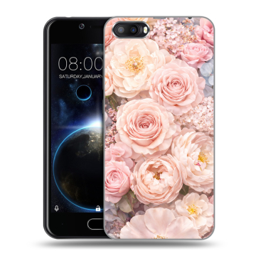 Пластиковый чехол на Doogee Shoot 2 с принтом женский