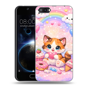 Пластиковый чехол на Doogee Shoot 2 с принтом для девочек Пластиковый чехол на Doogee Shoot 2 с принтом для девочек