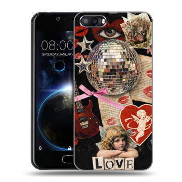 Пластиковый чехол на Doogee Shoot 2 с принтом для девочек Пластиковый чехол на Doogee Shoot 2 с принтом для девочек
