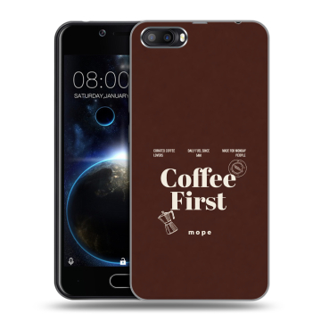 Пластиковый чехол на Doogee Shoot 2 с принтом женский