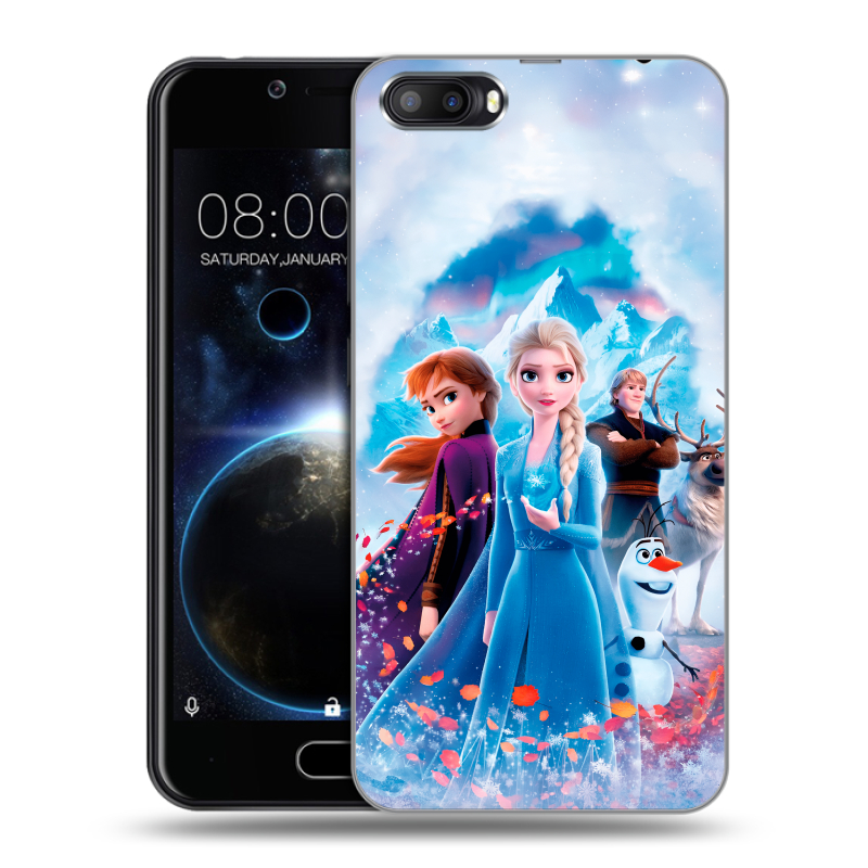 Пластиковый чехол на Doogee Shoot 2 с принтом Холодное сердце Frozen Пластиковый чехол на Doogee Shoot 2 с принтом Холодное сердце Frozen