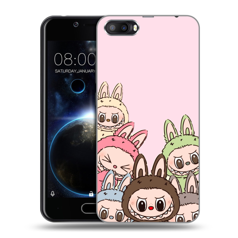 Пластиковый чехол на Doogee Shoot 2 с принтом Лабубу Пластиковый чехол на Doogee Shoot 2 с принтом Лабубу