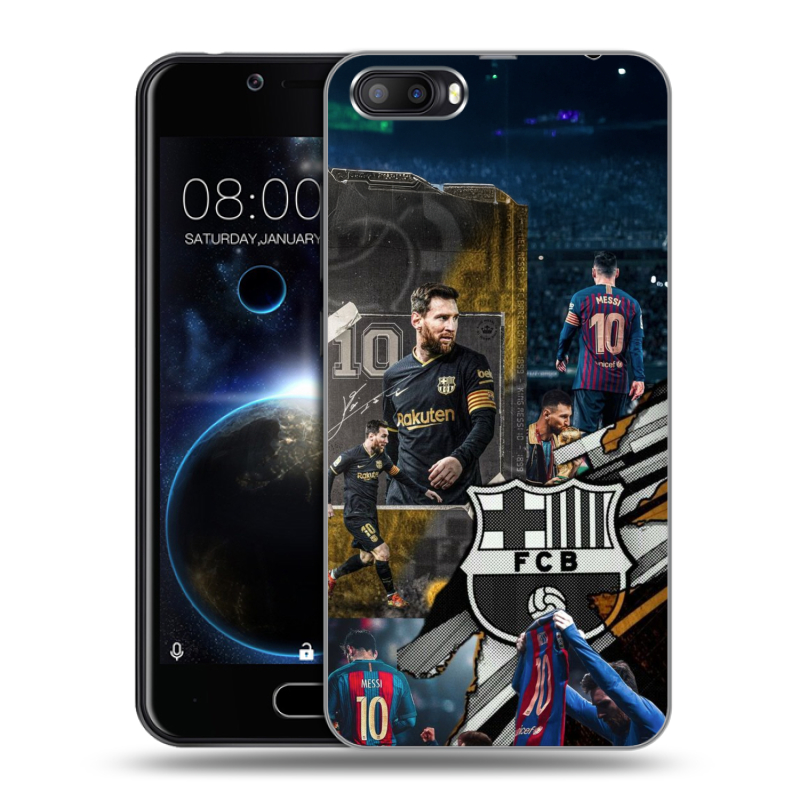 Пластиковый чехол на Doogee Shoot 2 с принтом Messi Barcelona Пластиковый чехол на Doogee Shoot 2 с принтом Messi Barcelona