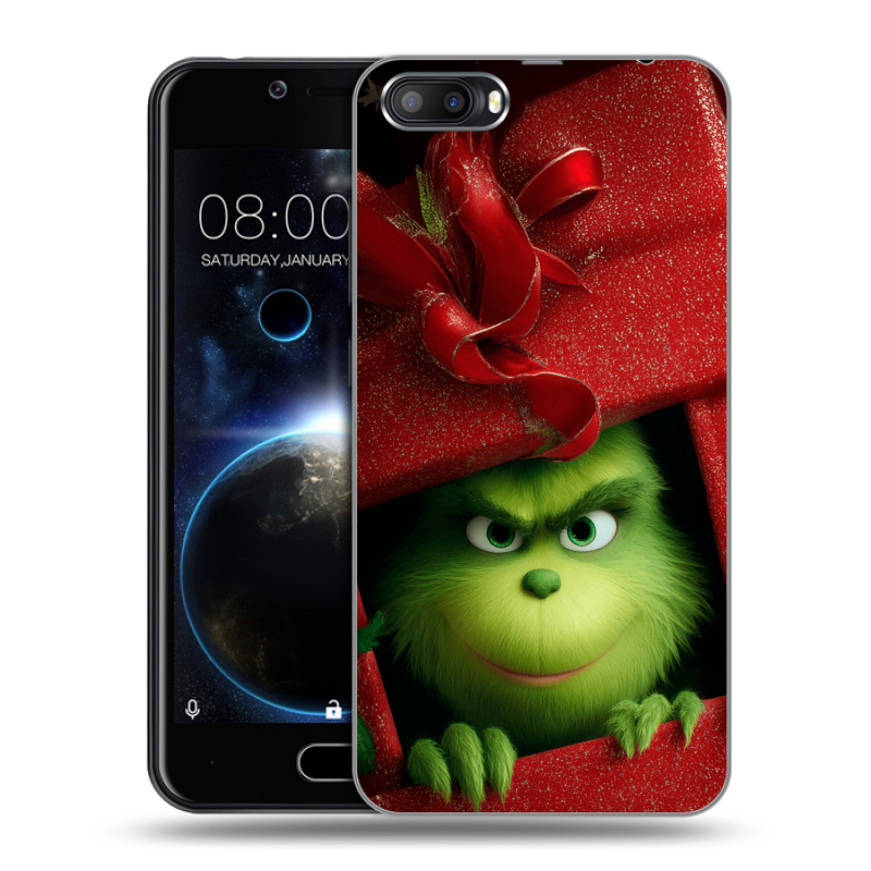 Пластиковый чехол на Doogee Shoot 2 с принтом Новый год Пластиковый чехол на Doogee Shoot 2 с принтом Новый год