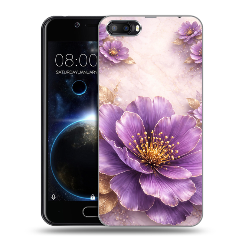 Пластиковый чехол на Doogee Shoot 2 с принтом женский Пластиковый чехол на Doogee Shoot 2 с принтом женский