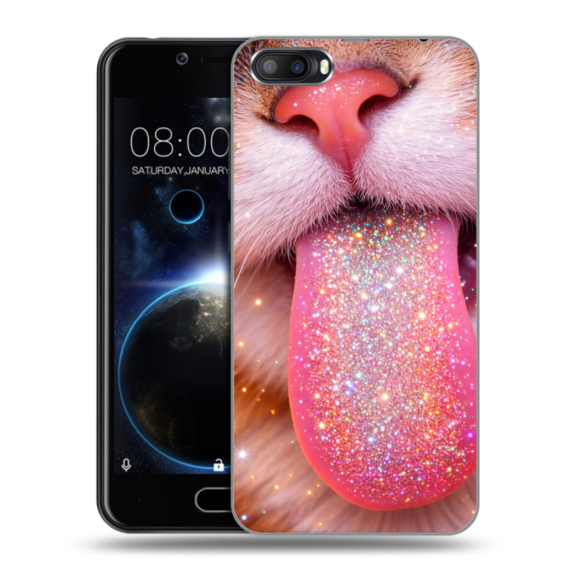 Пластиковый чехол на Doogee Shoot 2 с принтом для девочек Пластиковый чехол на Doogee Shoot 2 с принтом для девочек