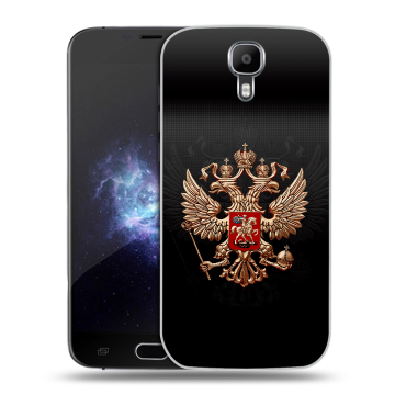 Пластиковый чехол на Doogee X9 Pro с принтом Герб России Пластиковый чехол на Doogee X9 Pro с принтом Герб России