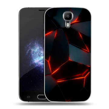 Пластиковый чехол на Doogee X9 Pro с принтом Яркие абстракции Пластиковый чехол на Doogee X9 Pro с принтом Яркие абстракции