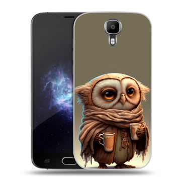 Пластиковый чехол на Doogee X9 Pro с принтом Сова Пластиковый чехол на Doogee X9 Pro с принтом Сова