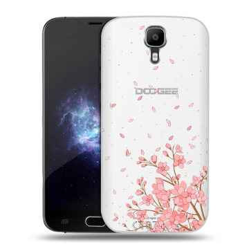 Пластиковый чехол на Doogee X9 Pro с принтом Ветка сакуры Пластиковый чехол на Doogee X9 Pro с принтом Ветка сакуры