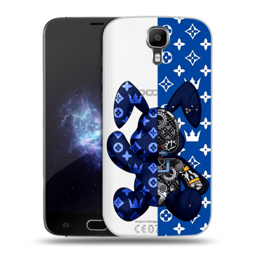 Пластиковый чехол на Doogee X9 Pro с принтом Луи робот Пластиковый чехол на Doogee X9 Pro с принтом Луи робот