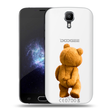 Пластиковый чехол на Doogee X9 Pro с принтом Медведь Пластиковый чехол на Doogee X9 Pro с принтом Медведь