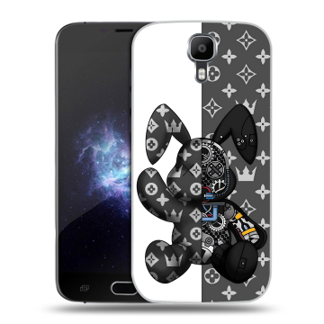 Пластиковый чехол на Doogee X9 Pro с принтом Луи робот Пластиковый чехол на Doogee X9 Pro с принтом Луи робот
