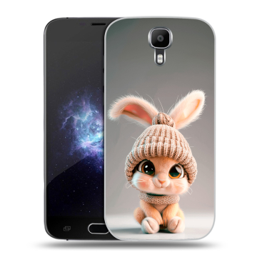 Пластиковый чехол на Doogee X9 Pro с принтом Кролик Пластиковый чехол на Doogee X9 Pro с принтом Кролик