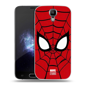 Пластиковый чехол на Doogee X9 Pro с принтом человек паук spiderman Пластиковый чехол на Doogee X9 Pro с принтом человек паук spiderman