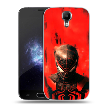 Пластиковый чехол на Doogee X9 Pro с принтом человек паук spiderman Пластиковый чехол на Doogee X9 Pro с принтом человек паук spiderman