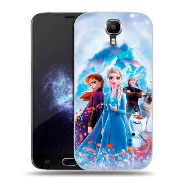 Пластиковый чехол на Doogee X9 Pro с принтом Холодное сердце Frozen Пластиковый чехол на Doogee X9 Pro с принтом Холодное сердце Frozen