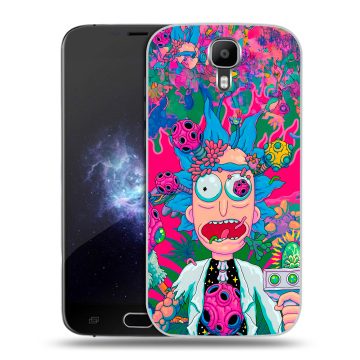 Пластиковый чехол на Doogee X9 Pro с принтом Рик и Морти Rick Morty Пластиковый чехол на Doogee X9 Pro с принтом Рик и Морти Rick Morty