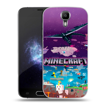 Пластиковый чехол на Doogee X9 Pro с принтом Майнкрафт Minecraft Пластиковый чехол на Doogee X9 Pro с принтом Майнкрафт Minecraft