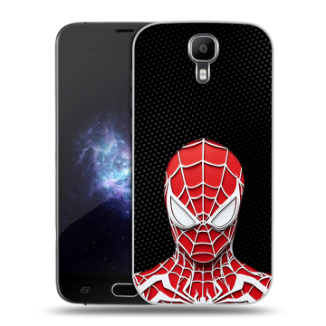 Пластиковый чехол на Doogee X9 Pro с принтом человек паук spiderman Пластиковый чехол на Doogee X9 Pro с принтом человек паук spiderman