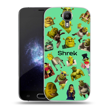 Пластиковый чехол на Doogee X9 Pro с принтом Шрек Shrek