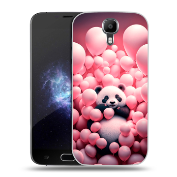 Пластиковый чехол на Doogee X9 Pro с принтом Панда Пластиковый чехол на Doogee X9 Pro с принтом Панда
