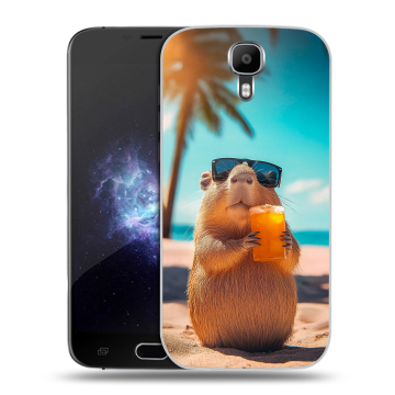 Пластиковый чехол на Doogee X9 Pro с принтом Капибара