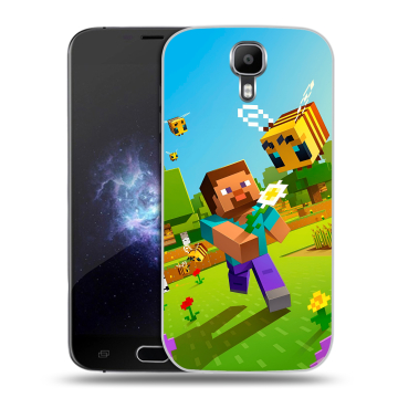 Пластиковый чехол на Doogee X9 Pro с принтом Майнкрафт Minecraft