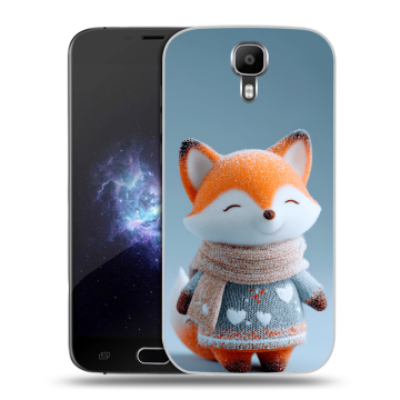 Пластиковый чехол на Doogee X9 Pro с принтом Лиса