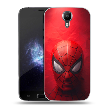Пластиковый чехол на Doogee X9 Pro с принтом Spiderman Человек паук